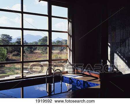 Swimming Pool Inside Luxury Home View Large Photo Image Stock Image - Swimming Pool Inside Luxury Home. Fotosearch