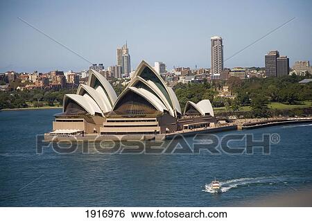 Stock Photograph - Sydney Opera House And Skyline. Fotosearch