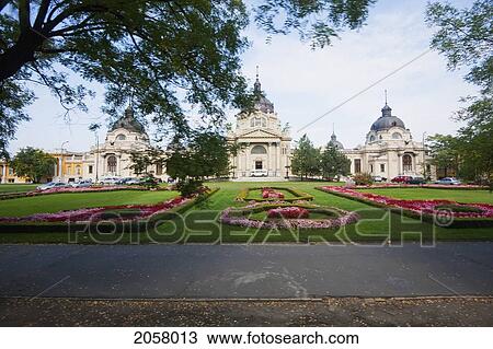 Szechenyi Bath, Budapest, Hungary View Large Photo Image Stock Image - Szechenyi Bath, Budapest, Hungary. Fotosearch