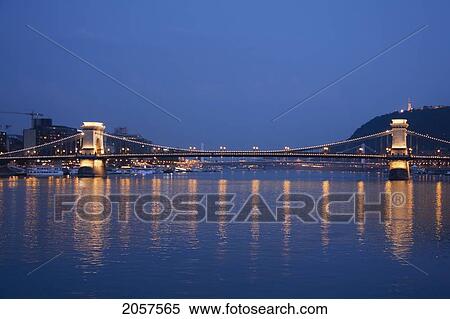 Szechenyi Chain Bridge, Budapest, Hungary View Large Photo Image Stock Photography - Szechenyi Chain Bridge, Budapest, Hungary. Fotosearch