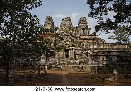 Stock Photo - Ta Keo temple viewd from the jungle Cambodia. Fotosearch