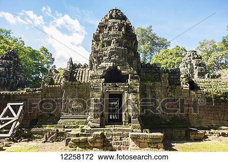 Ta Som Temple, built by the king Jayavarman VII in the twelfth century, from Angkor; Siem Reap, Cambodia View Large Photo Image Stock Image - Ta Som Temple, built by the king Jayavarman VII in the twelfth century, from Angkor; Siem Reap, Cambodia. Fotosearch