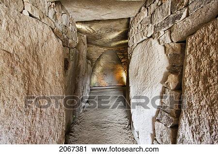 Stock Image - Table Of Marchand Dolmen, Locmariaquer, Morbihan, France. Fotosearch