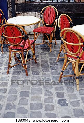Tables And Chairs Outside A Cafe On A Cobbled Pavement, Lille View Large Photo Image Stock Photo - Tables And Chairs Outside A Cafe On A Cobbled Pavement, Lille. Fotosearch