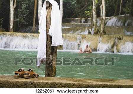 Tad Sae waterfalls; Luang Prabang, Louangphabang Province, Loas View Large Photo Image Stock Photo - Tad Sae waterfalls; Luang Prabang, Louangphabang Province, Loas. Fotosearch