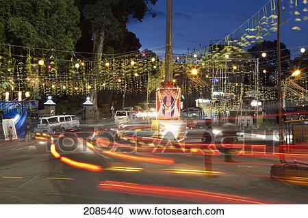 Tail Lights Of Traffic On The Busy Street At Dusk; Kodaikanal Tamil Nadu India View Large Photo Image Stock Image - Tail Lights Of Traffic On The Busy Street At Dusk; Kodaikanal Tamil Nadu India. Fotosearch