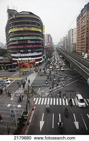 Taipei city centre Taiwan View Large Photo Image Stock Image - Taipei city centre Taiwan. Fotosearch
