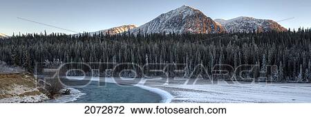Takhini River In Late Fall With Mount Vanier In Background, Kusawa Lake Territorial Park, Yukon Territory, Canada View Large Photo Image Stock Image - Takhini River In Late Fall With Mount Vanier In Background, Kusawa Lake Territorial Park, Yukon Territory, Canada. Fotosearch