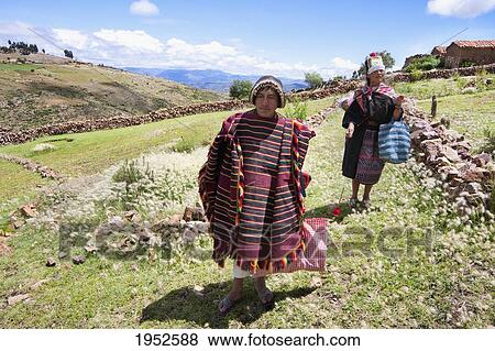 Stock Photo - Tarabuco man and woman, Jatun Yampara Indigenous Community, Chuquisaca Department, Bolivia. Fotosearch