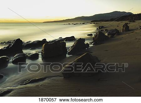 Tarif, Costa De La Luz, Cadiz, Spain; The Bunker Beach View Large Photo Image Stock Photo - Tarif, Costa De La Luz, Cadiz, Spain; The Bunker Beach. Fotosearch
