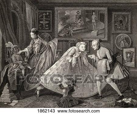 Taste In High Life From The Original Picture By Hogarth From The Works Of Hogarth Published London 1833 View Large Photo Image Stock Image - Taste In High Life From The Original Picture By Hogarth From The Works Of Hogarth Published London 1833. Fotosearch