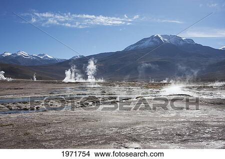 Picture - Tatio Geysers, Antofagasta Region, Chile. Fotosearch