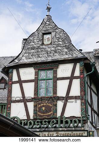 Stock Image - Tavern; Rudesheim Rheingau-Taunus-Kreis Germany. Fotosearch