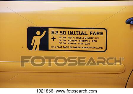 Taxi Door In Manhattan View Large Photo Image Stock Photograph - Taxi Door In Manhattan. Fotosearch