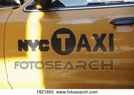 Taxi Door In Manhattan View Large Photo Image Stock Photography - Taxi Door In Manhattan. Fotosearch