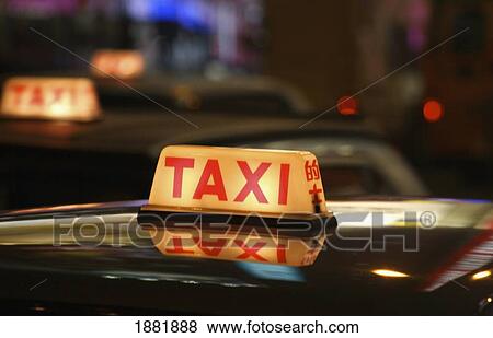 Taxi For Hire In Hong Kong View Large Photo Image Stock Photo - Taxi For Hire In Hong Kong. Fotosearch