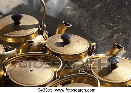 Teapots In A Restaurant In Bamiyan, Bamian Province, Afghanistan View Large Photo Image Stock Photography - Teapots In A Restaurant In Bamiyan, Bamian Province, Afghanistan. Fotosearch