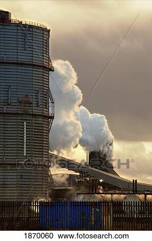 Teesside, England; A Refinery View Large Photo Image Stock Image - Teesside, England; A Refinery. Fotosearch