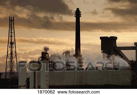 Teesside, England; A Refinery View Large Photo Image Stock Image - Teesside, England; A Refinery. Fotosearch