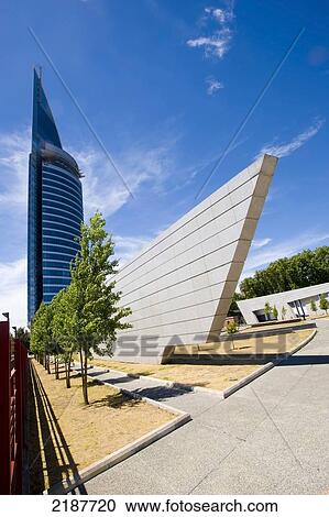 Stock Image - Telecomunications Tower, Also Antel Headquarters, By Uruguayan Architect Carlos Ott, Montevideo, Uruguay, South America. Fotosearch