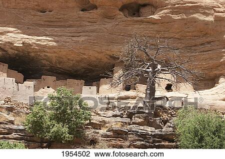 Telem houses set in the Bandiagara Escarpment, Irelli, Mopti, Mali View Large Photo Image Stock Image - Telem houses set in the Bandiagara Escarpment, Irelli, Mopti, Mali. Fotosearch