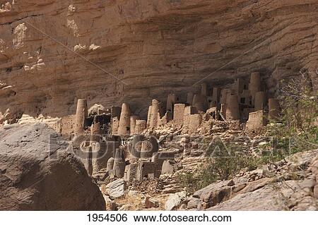 Telem houses set in the Bandiagara Escarpment, Irelli, Mali View Large Photo Image Stock Photograph - Telem houses set in the Bandiagara Escarpment, Irelli, Mali. Fotosearch
