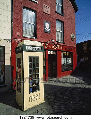 Stock Photo - Telephone Box & Pub. Fotosearch