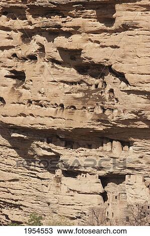 Tellem houses, Baniani, Mali View Large Photo Image Stock Image - Tellem houses, Baniani, Mali. Fotosearch