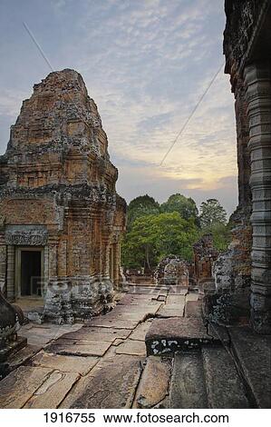 Temple At Dusk View Large Photo Image Stock Photography - Temple At Dusk. Fotosearch