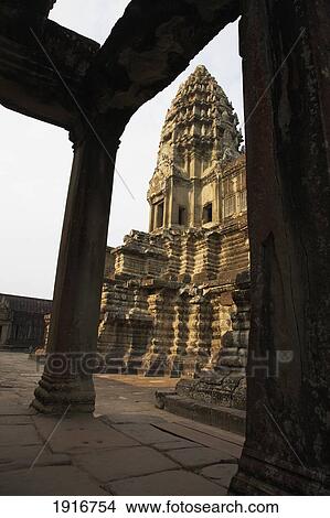 Temple At Sunrise View Large Photo Image Picture - Temple At Sunrise. Fotosearch