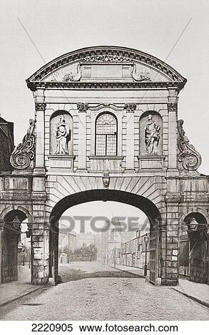 Stock Photography - Temple Bar, London England, Removed In 1878. From London, Historic And Social, Published 1902.. Fotosearch