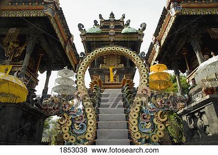 Stock Photo - Temple Entrance, Pura Melanting, Pulaki Singaraja, Bali, Indonesia. Fotosearch