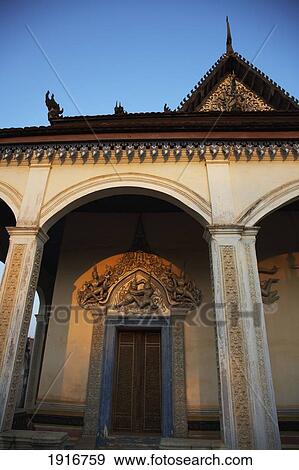 Temple Exterior View Large Photo Image Stock Photo - Temple Exterior. Fotosearch