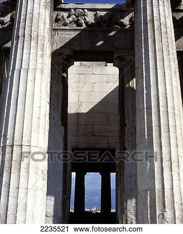 Stock Image - Temple Of Hephaestus (Thession), Athens, Greece.. Fotosearch