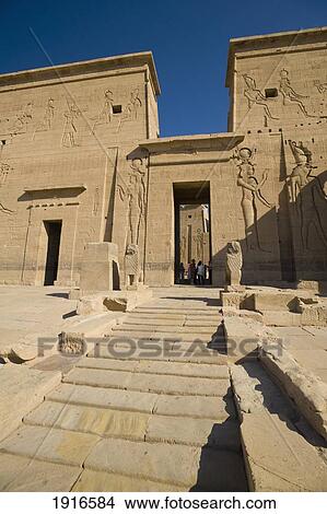 Temple Of Isis View Large Photo Image Picture - Temple Of Isis. Fotosearch