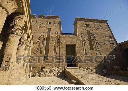 Stock Image - Temple Of Isis. Fotosearch