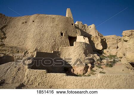 Stock Photograph - Temple Of The Oracle; Egypt, Africa. Fotosearch