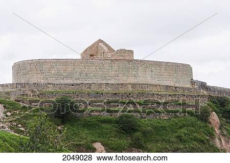Stock Photo - Temple Of The Sun, Ingapirca Archaeological Complex, Canar, Ecuador. Fotosearch