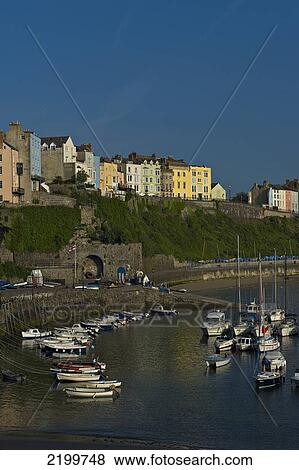 Tenby. Pembrokeshire. Wales. Cymru. UK. United Kingdom. View Large Photo Image Stock Photo - Tenby. Pembrokeshire. Wales. Cymru. UK. United Kingdom.. Fotosearch