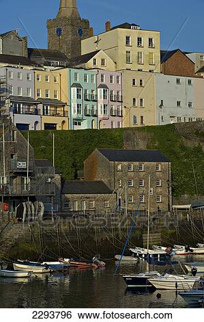 Tenby. Pembrokeshire. Wales. Cymru. UK. United Kingdom. View Large Photo Image Stock Photograph - Tenby. Pembrokeshire. Wales. Cymru. UK. United Kingdom.. Fotosearch