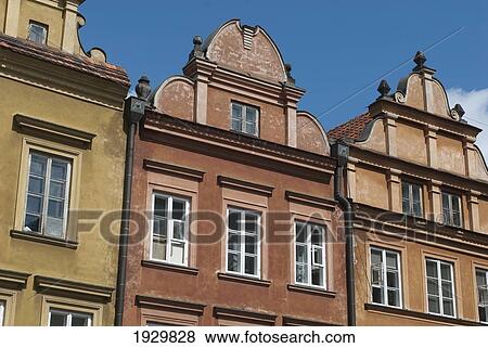Tenement houses in Kanonia Square, part of the UNESCO World Heritage Site Old Town district of Warsaw, Poland View Large Photo Image Stock Photo - Tenement houses in Kanonia Square, part of the UNESCO World Heritage Site Old Town district of Warsaw, Poland. Fotosearch