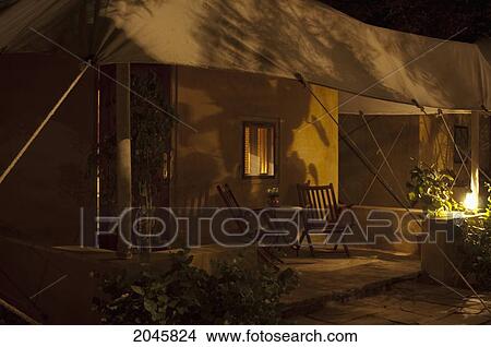 Picture - Tented Accommodation At Samode Bagh, Samode, Rajasthan, India. Fotosearch