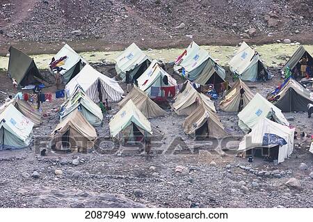 Tents In A Relief Camp After The 8 October 2005 Earthquake, Muzaffarabad, Azad Kashmir, Pakistan View Large Photo Image Stock Photo - Tents In A Relief Camp After The 8 October 2005 Earthquake, Muzaffarabad, Azad Kashmir, Pakistan. Fotosearch