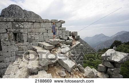 TERMESSOS RUINS ANTALYA TURKEY View Large Photo Image Stock Photo - TERMESSOS RUINS ANTALYA TURKEY. Fotosearch