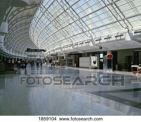 Picture - Terminal 3, Pearson International Airport, Toronto, Ontario, Canada. Fotosearch