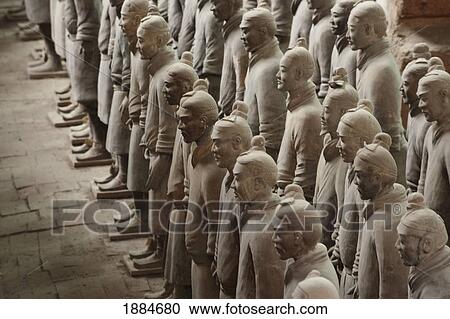 Terracotta Warriors; Xian, Shaanxi, China View Large Photo Image Stock Image - Terracotta Warriors; Xian, Shaanxi, China. Fotosearch