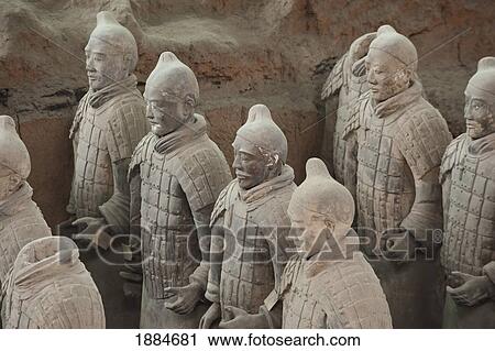 Terracotta Warriors; Xian, Shaanxi, China View Large Photo Image Stock Image - Terracotta Warriors; Xian, Shaanxi, China. Fotosearch