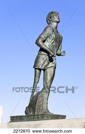 Stock Image - Terry fox monument; thunder bay ontario canada. Fotosearch