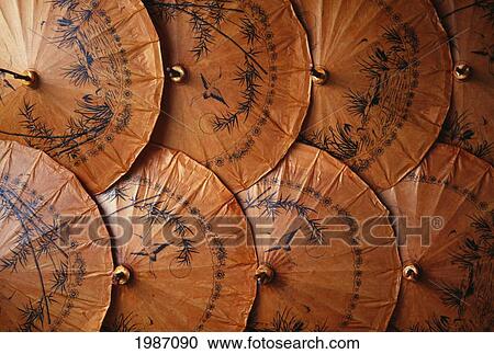 Thailand, Handpainted umbrellas; Baw Sang View Large Photo Image Stock Image - Thailand, Handpainted umbrellas; Baw Sang. Fotosearch