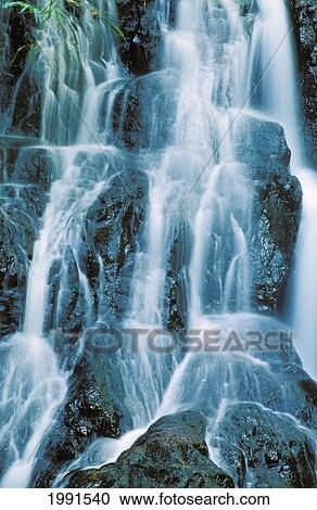 Thailand, Mae Hong Son, Pha Sua Waterfall (Smaller Side Falls) View Large Photo Image Stock Image - Thailand, Mae Hong Son, Pha Sua Waterfall (Smaller Side Falls). Fotosearch